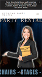 Mobile Screenshot of economypartyrental.com